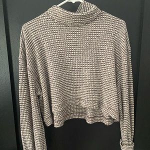 Free People waffle knit sweater!